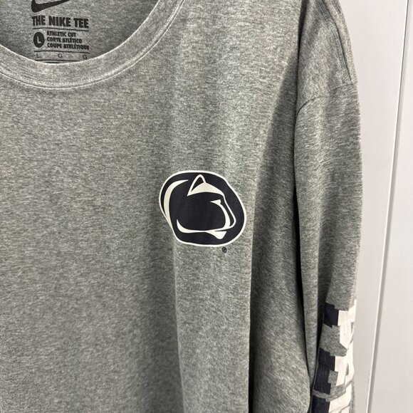 Nike Dri Fit Mens Size L Nike Penn State University Athletic Warm Up Pullover - Picture 3 of 10
